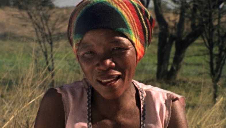 A still from the film N!ai: The Story of a !Kung Woman