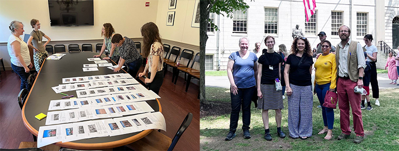 Members of the !Kwha ttu San Cultural Center visited the Peabody Museum of Archaeology and Ethnology at Harvard University in Cambridge, MA, where the Marshall Family Expedition archives are held.