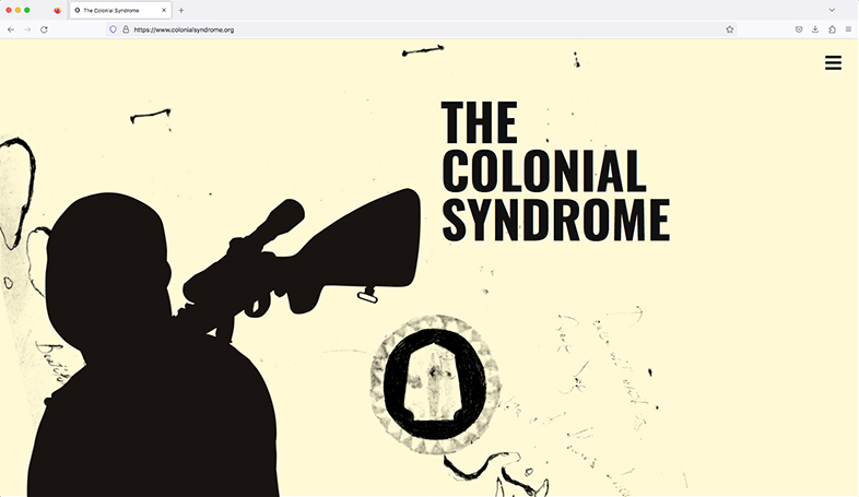 Screenshot of The Colonial Syndrome website