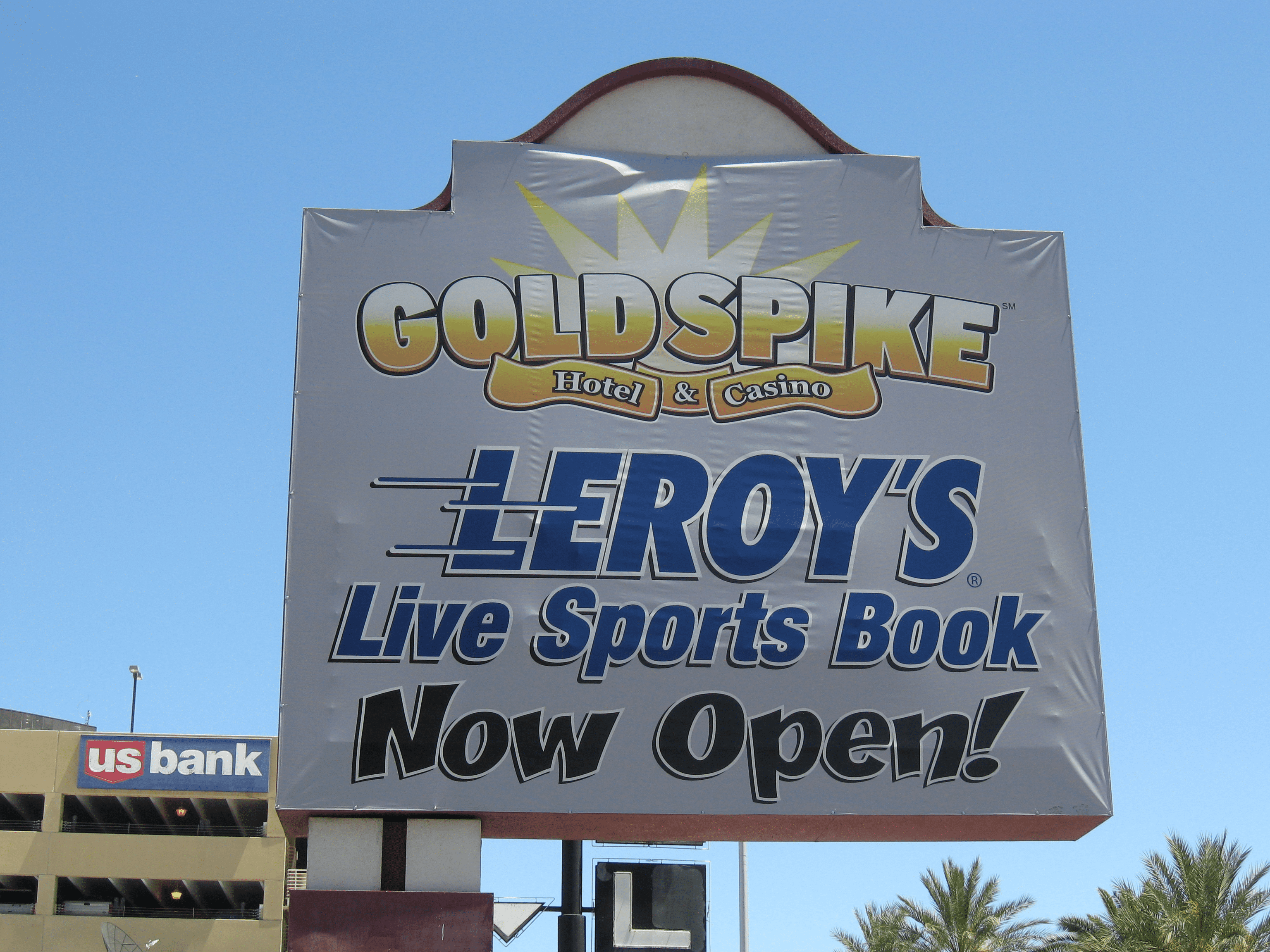 Gold Spike Sign